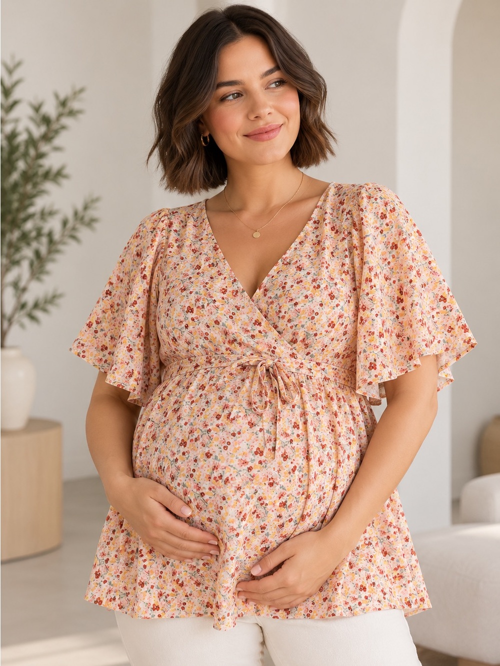 🎉5 for $45🎉 Motherhood maternity top blouse shirt size L